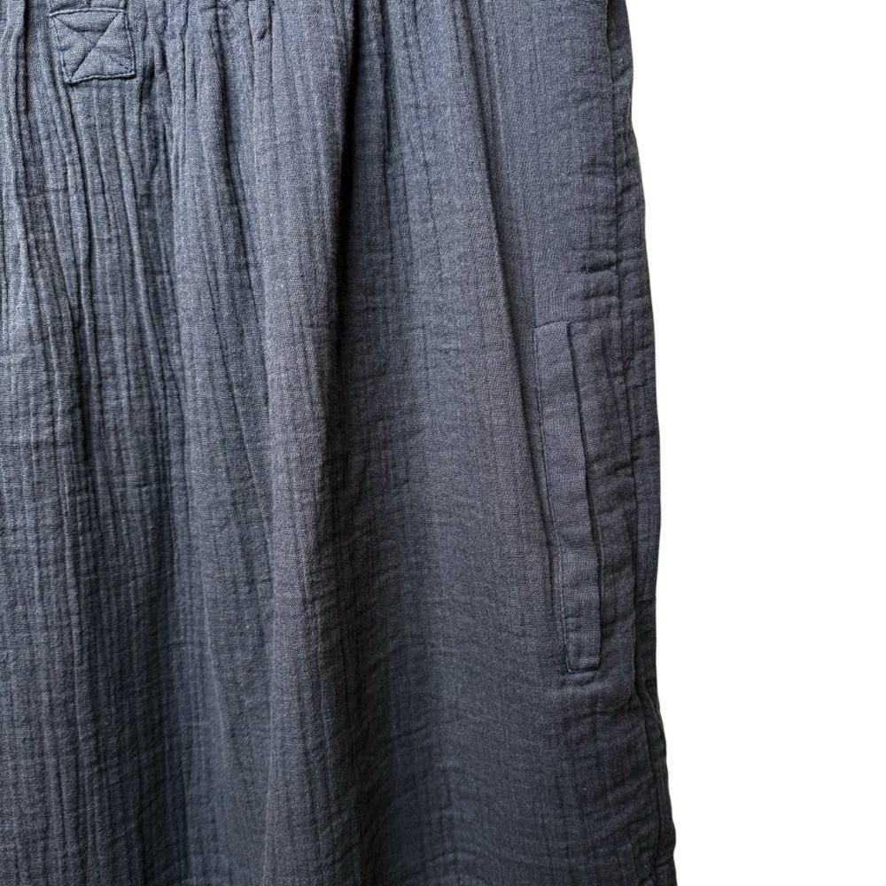NEW Quince 100% Cotton Gauze Sleeveless Indigo Women’s Swing Mini Dress Sz S - Picture 6 of 15
